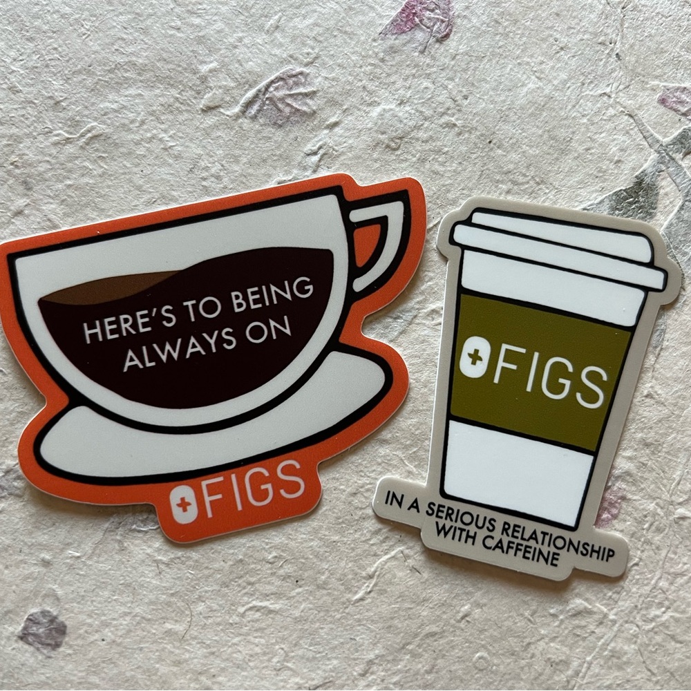 FIGS Scrubs Stickers- Coffee